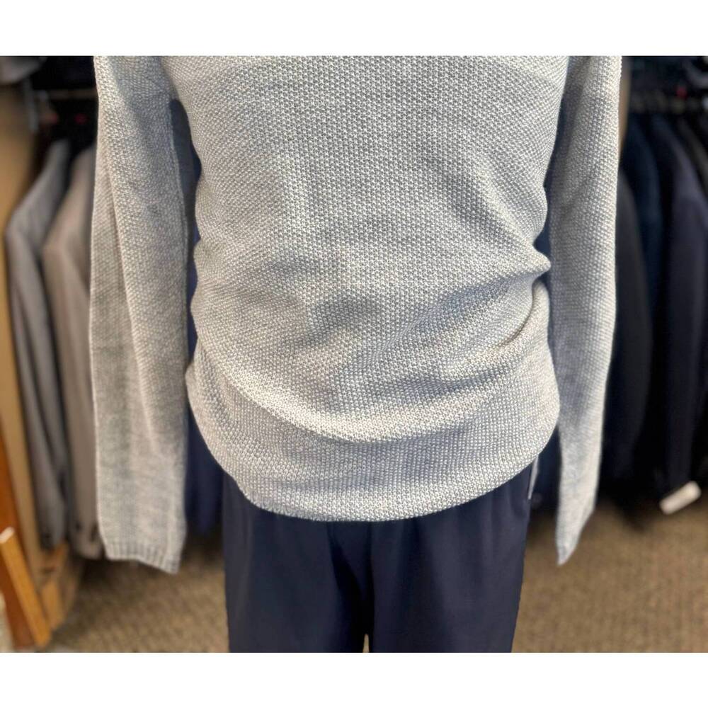 NEW SPAZIO men's gradient sweater in gray